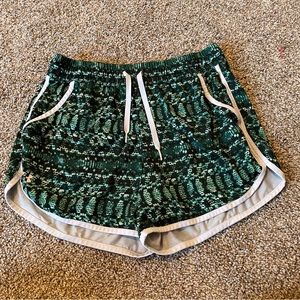 Snake skin print under Armour shorts